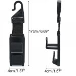 Crochets d'appui - t�te magiques pour voiture, support de crochet d'appui - t�te pour sac � main, noir, ...