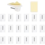 Crochets autocollants pour barres de rideaux - adh�sifs pour fen�tre, salle de bain, cuisine et tringles ...