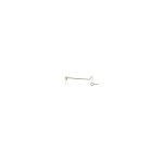 Crochet de contrevent - d�cor : zingu� - longueur : 60 mm - mat�riau : acier itar