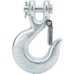 Crochet coulissant � chape de 5 / 16 po avec loquet de s�curit� crochet de remorquage en acier au carbone ...