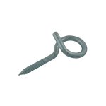 Viso - crochet de gymnase � vis bois acier zingu� diam�tre vis 12 mm, ?il 45 mm, longueur tige 90 mm