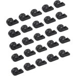 Crochet j, 25pcs crochets d'arrimage en nylon, accessoires de fixation pour crochet de kayak, corde de ... Crochet j, 25pcs crochets d'arrimage en nylon, accessoires de fixation pour crochet de kayak, corde de ...