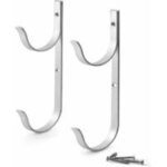 Crochet multifonctionnel, support accessoire de piscine en aluminium, poteau mural horizontal de support ...