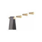 Crochets mural en laiton bross�, 45 mm x 15 mm, crochets porte - serviettes manteau dor�s pour salle ...