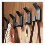 Crochets muraux robustes, 5 pi�ces pateres pat�re porte manteau mural crochets chapeau, accroche serviette ...
