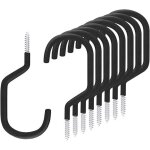 Crochets muraux pour v�lo de garage, lot de 8 crochets noirs pour suspendre des v�los de course de montagne, ...