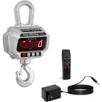 Crochet peseur balance � grue professionnelle sbs - kw - 3000 (3 t / 1kg, kg / lbs / n, aluminium moul�, ...