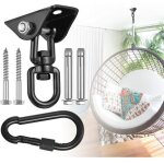 Crochet de plafond pour fauteuil suspendu pivotant � 360 �, balanoire, suspension, crochet avec vis pour ...