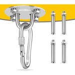 Crochet de plafond, support de plafond de sac de frappe en acier inoxydable jusqu'� 400 kg, crochet de ...