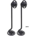 Crochet de porte 2 pices 62 pouces mode bronze vent brace cabine crochet pour fentre armoire porte ...