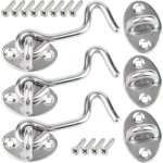 Crochet porte, 3 pcs 7. 5cm loquet porte exterieur, crochet fermeture porte, crochet cabine en acier ...