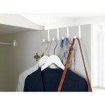 Crochet de porte, pat�re de porte � suspendre, pour la cuisine et salle de bain, fixation sans per�age, ...