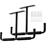Crochets de rangement pour garage, fixation au plafond, crochets utilitaires robustes, support d'échelle, ... Crochets de rangement pour garage, fixation au plafond, crochets utilitaires robustes, support d'échelle, ...