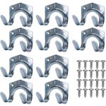 Crochets de rangement en m�tal, porte - outils en t�le d'acier, support mural pour outils de jardin muraux ...