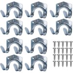 Crochets de rangement en mtal, porte - outils en tle d'acier, support mural pour outils de jardin muraux ...