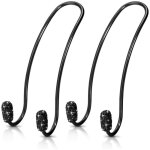 Crochets repose - t�te de voiture noirs, supports universels pour sacs, courses et accessoires, installation ...