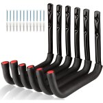 Crochets robustes pour �chelle de garage (lot de 6) (23 cm x 25 cm), fixation murale de 25 cm, capacit� ...