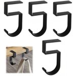 Crochet de sac  main 8 pices, crochets de bureau portables en aluminium porte - sac pour table antidrapant ...