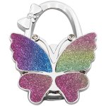 Crochet de table dcoratif pliable en forme de papillon pour suspendre un sac  main ou un sac  main, ...