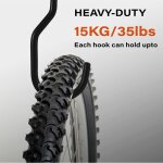 Crochet de v�lo 8 pi�ces, support de v�lo adapt� � une utilisation polyvalente, � visser, pour abri, ...