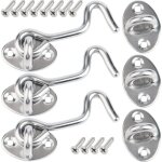 Crochet porte, 3 pcs 7. 5cm loquet porte exterieur, crochet fermeture porte, crochet cabine en acier ...