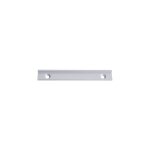 La croisee ds ? g�che plate pour fermeture ds6107 / ds6127 ? argent ral 9006 ? entraxe 90mm ? installation ...