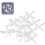 Croisillons pour carrelage 5 mm (sachet de 100 unit�s) wadfow, mat�riau polypropyl�ne, pieds incassables ...