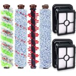 Crosswave 4 brosse principale + 2 tamis filtrant 1866 1868 1926 1785 accessoires de brosse pour aspirateur ...