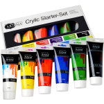 Artina - crylic - lot de 6 tubes de peinture acrylique de 120ml