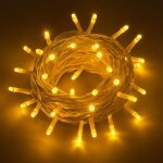 Crylight ettroit string se'rie 300 led blanc chaud guirlande lumineuse de noel de 30 me'tres avec flash ...