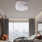 Crystal ceiling lamp ceiling lamp lighting new whole house package combination lamps simple modern imitation ...