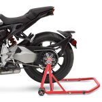 Cs single b�quille d'atelier pour honda cb 1000 r 21 - 25 rouge adaptateur inclus