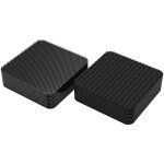 10 paires double face scratch, scratch autocollant double face, bande auto - adhsif carr noir, ruban ...