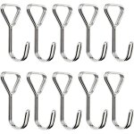 Csparkv - 10 pcs crochets en spirale, tendeur crochets acier inoxydable, sandow elastique crochets, tendeurs ...