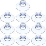 Csparkv - 10 pices ventouse, ventouse table en verre, mini ventouse, ventouses transparentes, petites ...