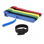 140 pcs couleur alatoire sangle scratch, 12x150mm scratch cable velcro, attache cable de cble rglables, ...