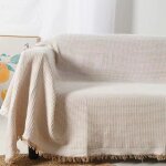 Csparkv ?180x260 cm?couvre - lit, couverture de salon en coton, couverture pratique comme couverture ...