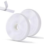 Lot de 2 5m x 2cm blanc ruban adhésif, scratch autocollant double face, autocollant, adhésif puissant ... Lot de 2 5m x 2cm blanc ruban adhésif, scratch autocollant double face, autocollant, adhésif puissant ...