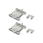 Csparkv - 2 paires roulette porte coulissante placard, roulette de coulissante, rouleau placard, meubles ...