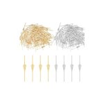 Csparkv 200 pices 2 couleurs connecteur de lustre clip attache de n?ud de lustre clips d'arc de lampe ...