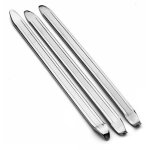 Csparkv - 3 pi�ces d�monte - pneu, 25cm d�monte - pneus en acier au mangan�se outils de r�paration de ...