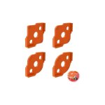 4 pcs gabarits de dfonceuse  bois, gabarit dfonceuse, abs d'angle arrondi gabarits pour outil de travail ...