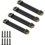 4 pièces rétro poignées en cuir poignées de meubles poignée de porte poignées de tiroir armoire vintage ... 4 pièces rétro poignées en cuir poignées de meubles poignée de porte poignées de tiroir armoire vintage ...