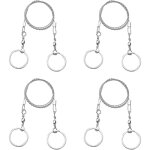 Csparkv - lot de 4 scie  fil d'acier, scie  fil d'acier inoxydable, scie  fil de survie en plein air, ...