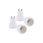 Csparkv 4x2. 8cm 4pc adaptateur de douille - convertisseur douilles gu10 vers e14 - adaptateur de support ...