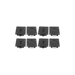 51x54mm 4 paires de roulettes de meubles pour placard, armoire, armoire, poulie de porte coulissante ... 51x54mm 4 paires de roulettes de meubles pour placard, armoire, armoire, poulie de porte coulissante ...