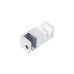 Csparkv - 6x2x2cm porte de douche coulissante guide infrieur en acier inoxydable porte coulissante porte ...