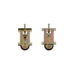 Composants d'armoire coulissante pour armoire de maison, poulie de porte coulissante, roue d'armoire, ...