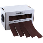 Csparkv rouleaux de papier abrasif en tissu �meri avec distributeur r�tractable, adapt�s pour le m�tal, ...