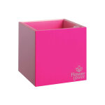 Cubico pot auto irrigant - 14x14cm - rose flower lover